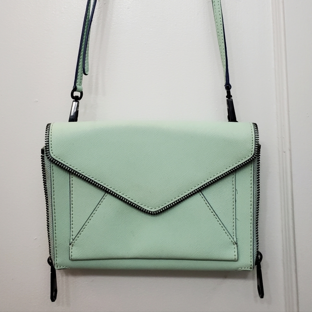 Rebecca Minkoff Light Blue Leather Crossbody Bag